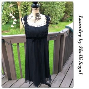 Laundry by Shelli Segal Black Sleeveless Dress